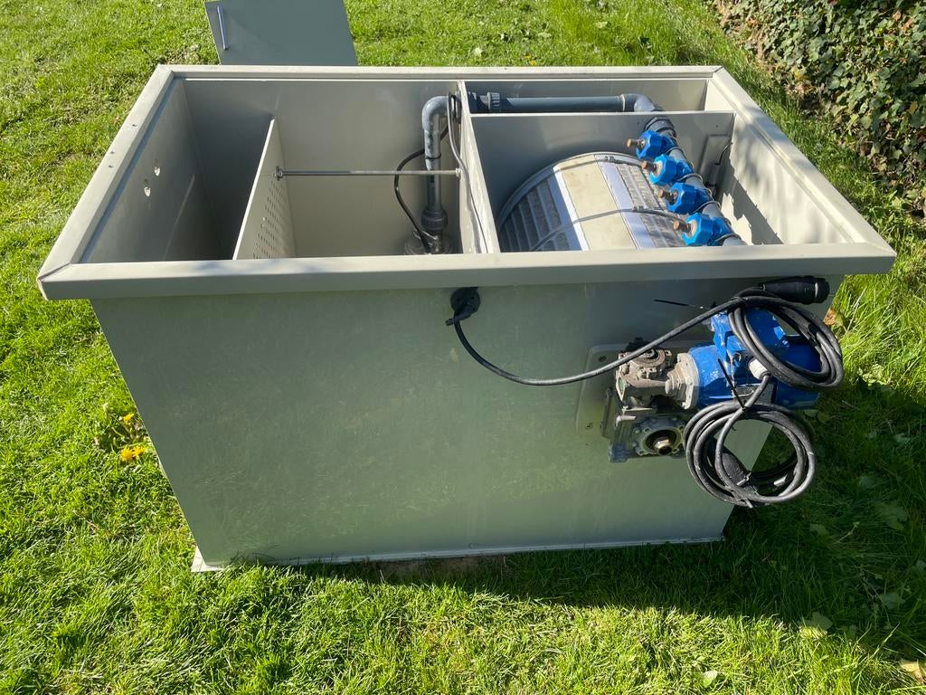 Combi trommelfilter, Siemens LOGO besturing, Tuin en Terras, Ophalen of Verzenden, Gebruikt, Vijverfilter