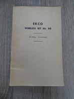 Engels voorschrift Wireless set No. 88, Verzamelen, Ophalen of Verzenden, Landmacht, Engeland, Boek of Tijdschrift