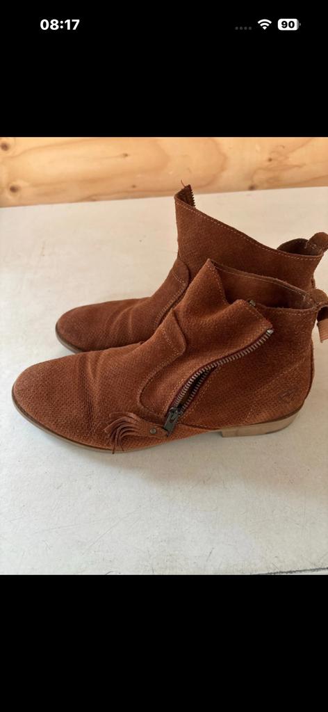 Tamaris laarsjes maat 39, Kleding | Dames, Schoenen, Ophalen, Zo goed als nieuw, Zwart