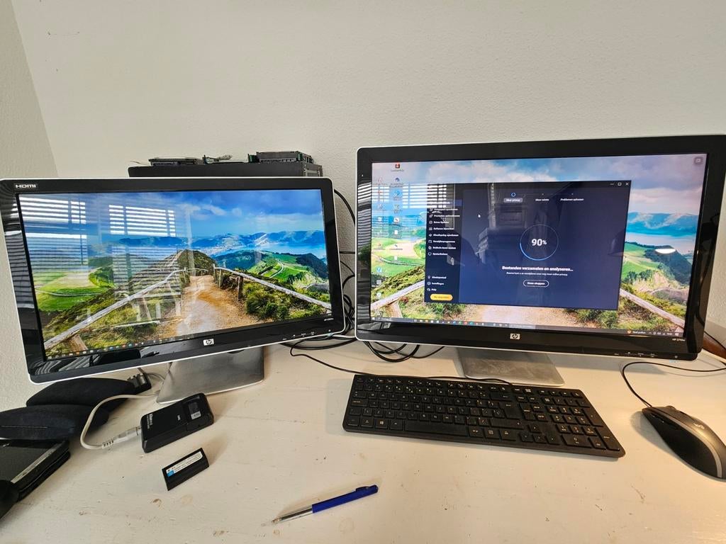 HP 2309m en HP 2710m monitoren, Computers en Software, Monitoren, Ophalen, IPS, Full HD, Zo goed als nieuw