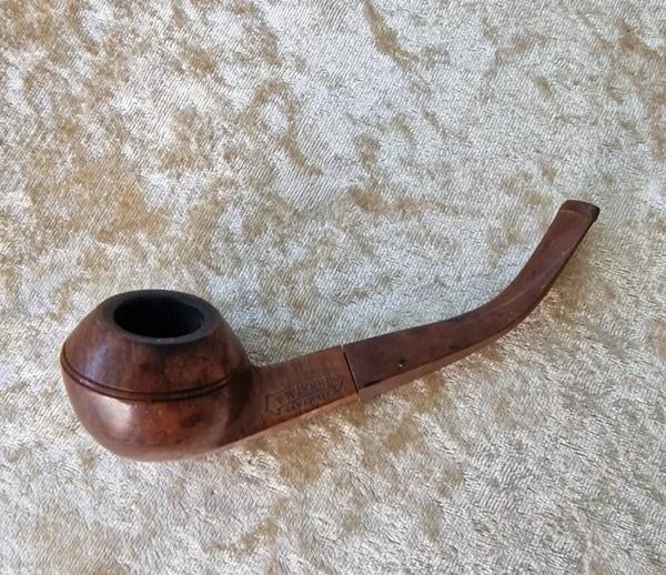 Vintage Peterson stijl pijp – briar, Verzamelen, Ophalen of Verzenden, Sigarenbandjes