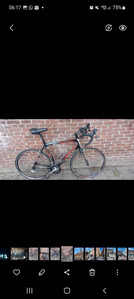 Ridley racefiets, 28 inch, Aluminium, Zo goed als nieuw, 57 tot 61 cm