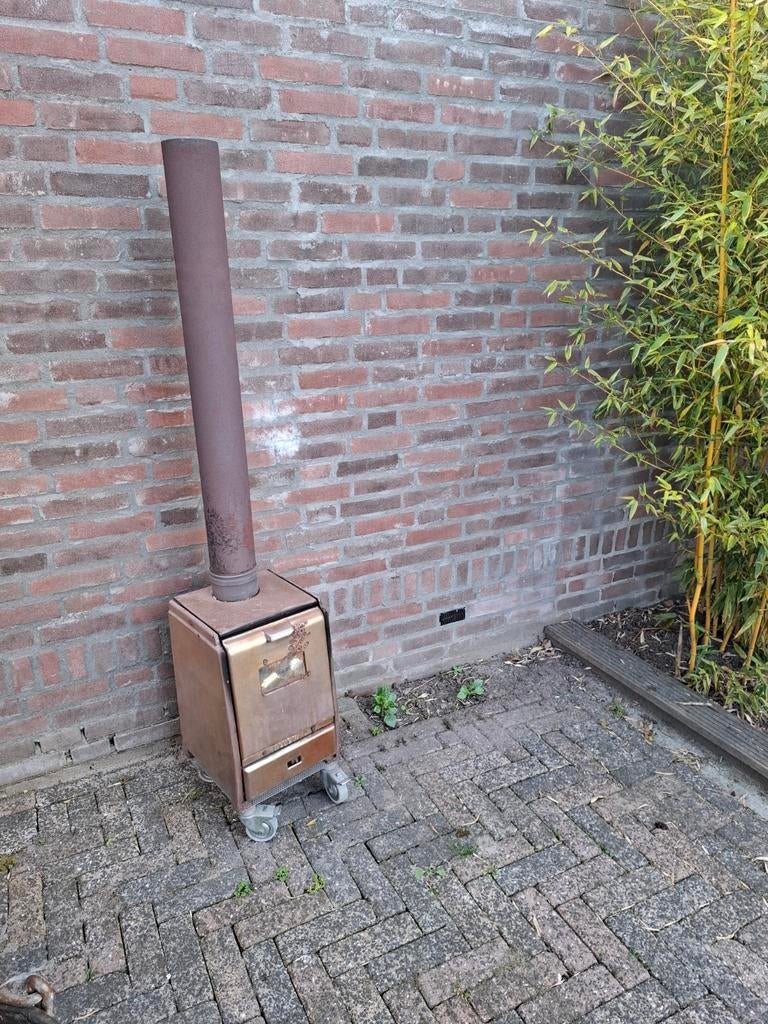 Antieke Bluebird Scheepskachel - Houtgestookt, Huis en Inrichting, Kachels, Ophalen, Gebruikt, Hout, Houtkachel