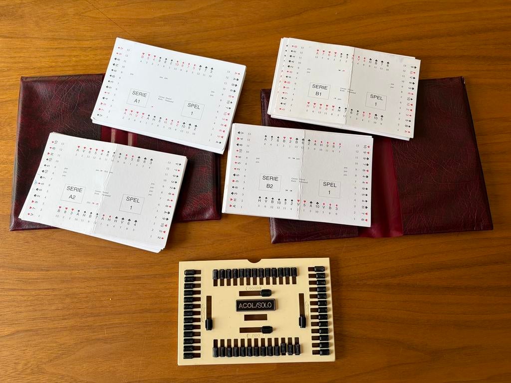 Acol Solo bridge, Hobby en Vrije tijd, Gezelschapsspellen | Kaartspellen, Ophalen of Verzenden, Zo goed als nieuw