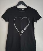 Moschino truitje met zilveren hart, maat S, Kleding | Dames, T-shirts, Zwart, Nieuw, Ophalen of Verzenden, Korte mouw