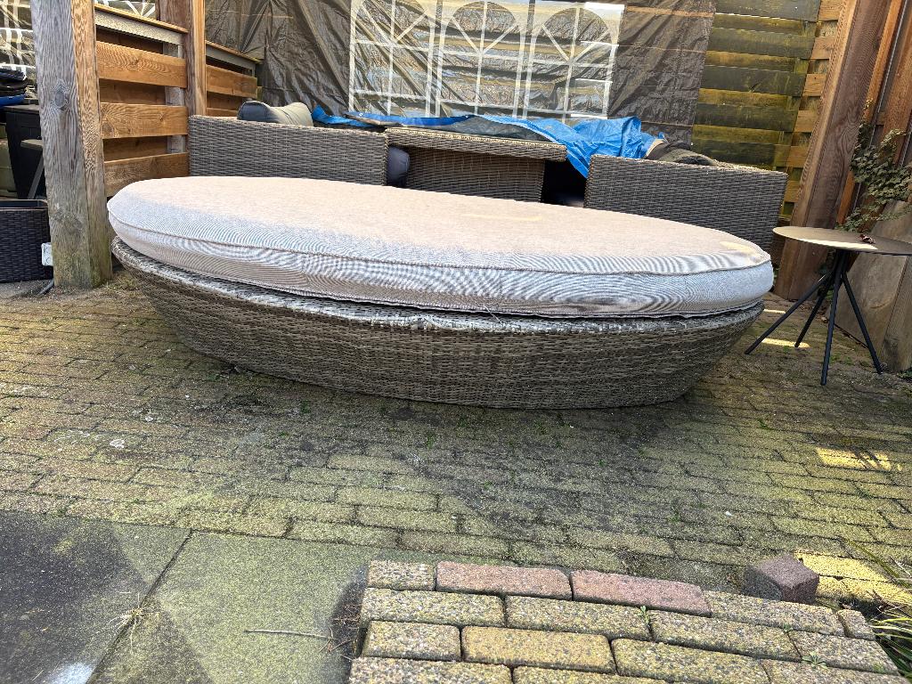 ligbed voor buiten, Tuin en Terras, Ophalen, Gebruikt, Kunststof