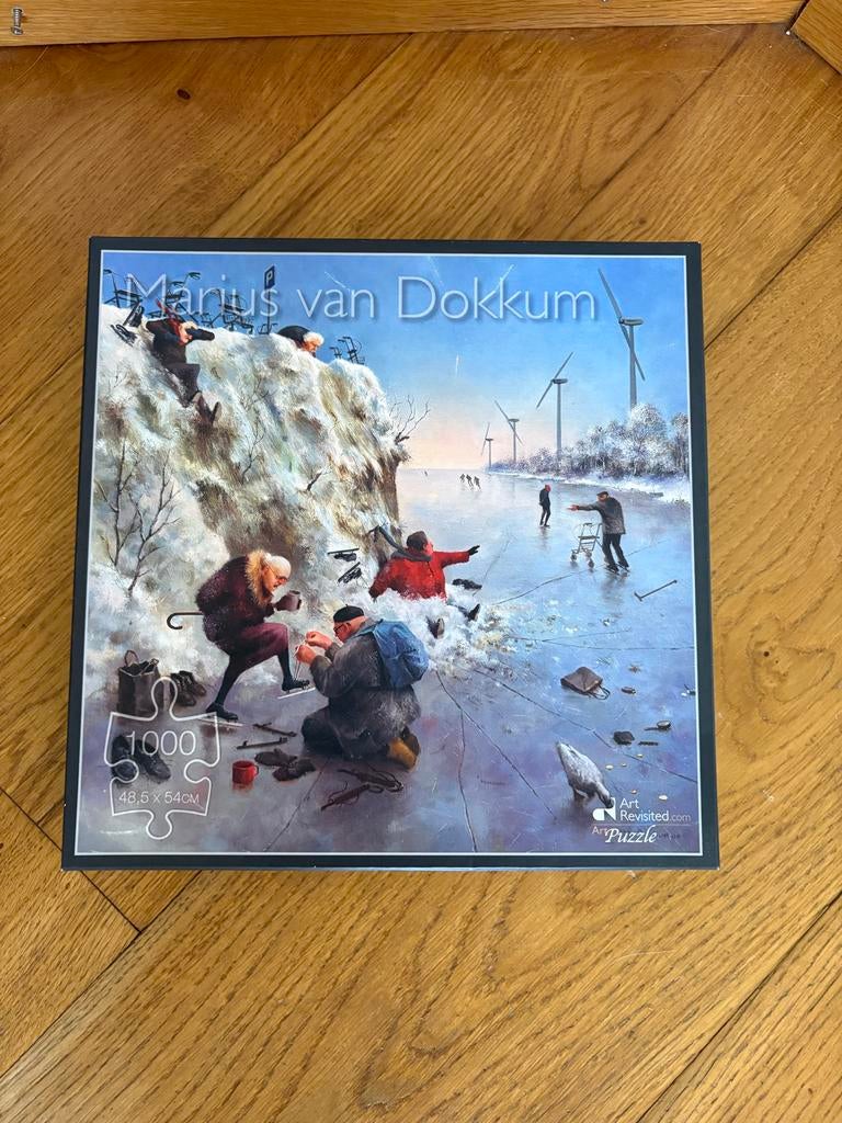 Legpuzzel Marius van Dokkum 1000 stukjes, Hobby en Vrije tijd, Ophalen, 500 t/m 1500 stukjes, Gebruikt, Legpuzzel
