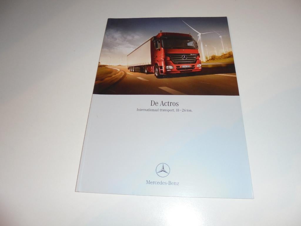 brochure Mercedes Actros 18-26 ton  2008, Boeken, Auto's | Folders en Tijdschriften, Ophalen of Verzenden, Zo goed als nieuw, Mercedes