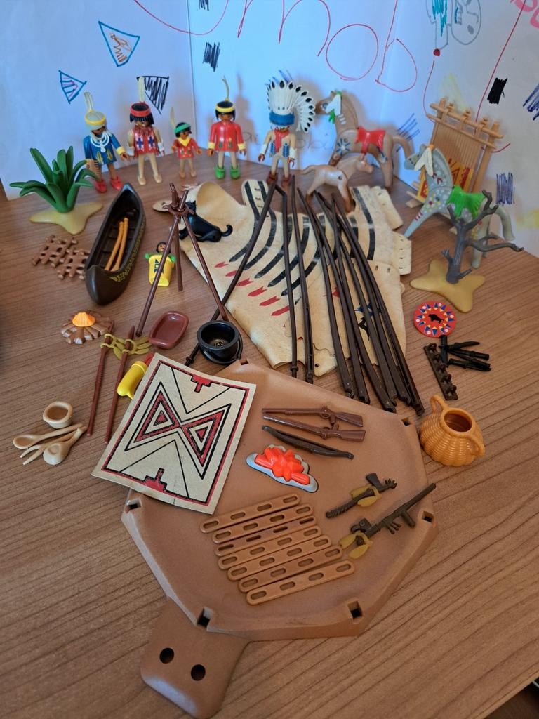 Playmobil indianen, Ophalen of Verzenden, Zo goed als nieuw