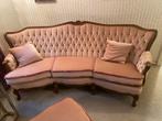 Roze bank fauteuils vintage barok queen ann mohair boudoir, Huis en Inrichting, Ophalen of Verzenden, Nieuw