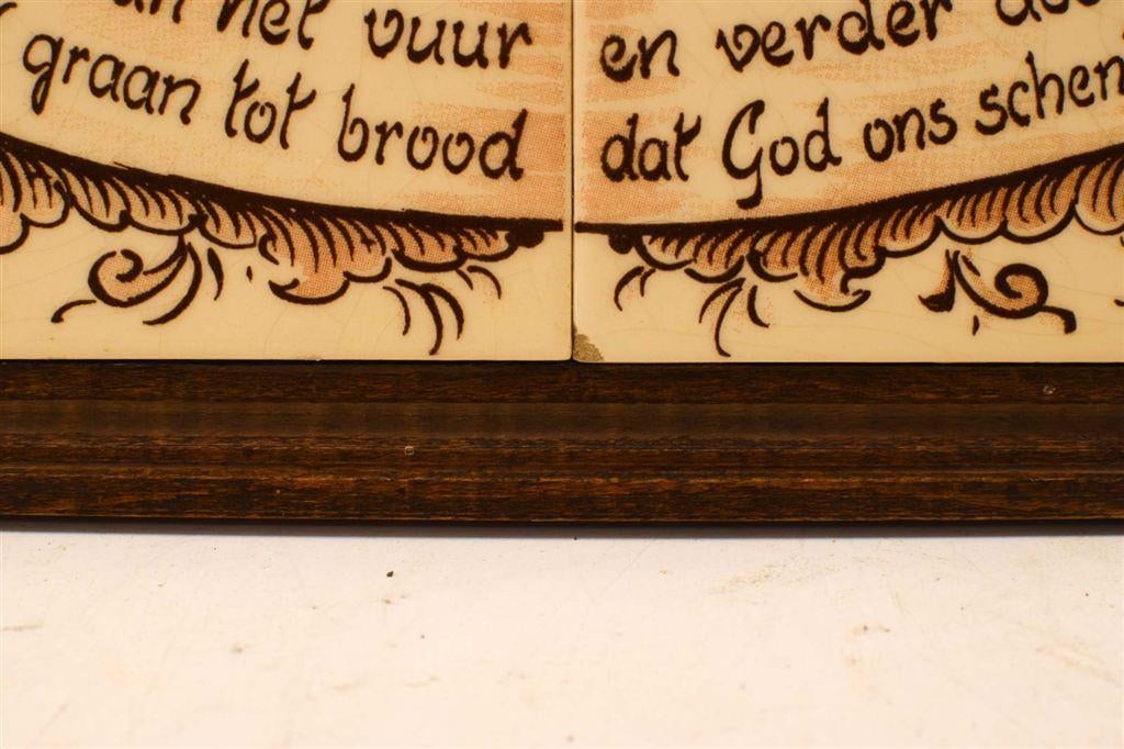 Tegelplateau van 12 tegels 50746, Ophalen of Verzenden, Gebruikt, Zwart, Vijf, Zes of meer stoelen