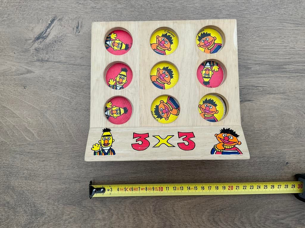 Nieuw zgan houten speelgoed Sesamstraat Bert en Ernie, Verzamelen, Ophalen, Overige figuren, Nieuw, Gebruiksvoorwerp