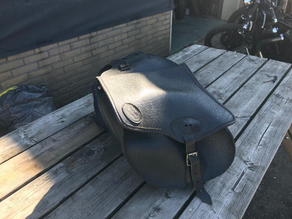 zijtassen, zadeltassen verheul leer, Ophalen of Verzenden, Gebruikt