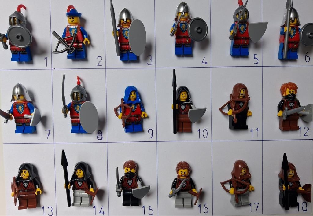 Lego Ridders | €4,50 Per Stuk, Ophalen of Verzenden, Zo goed als nieuw