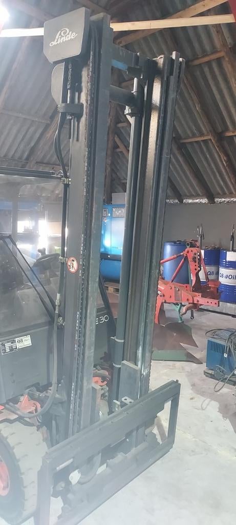 Linde hefmast, Ophalen, Linde, Heftruck, Elektrisch