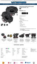 Audio System MXC130 EVO Coaxial speakers 130 mm / 5.25'', Info@optimount.nl, Nieuw, Ophalen of Verzenden, Anholtseweg 48A 7091 HB DINXPERLO
