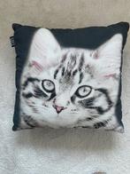 KAAT Amsterdam kussen kat, Ophalen of Verzenden, Zo goed als nieuw, Zwart, Vierkant