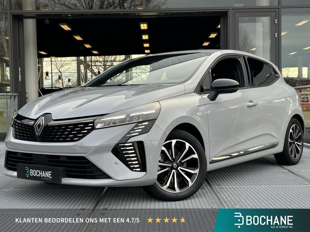 Renault Clio 1.6 E-Tech Full Hybrid 145 techno | 360 Camer, Auto's, Renault, Stof, Gebruikt, Euro 6, Origineel Nederlands