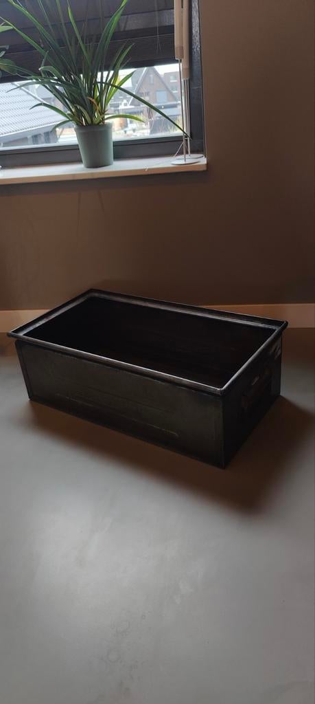 Vintage SSI Schäfer metalen magazijnbak - 66x36x22.5cm, Ophalen, Minder dan 35 cm
