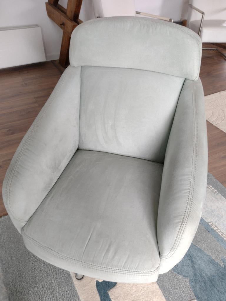 Fauteuil op draaipoot, Ophalen, Gebruikt, Minder dan 75 cm, Modern klassiek