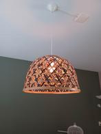 Plafondlamp, hanglamp, riet, Huis en Inrichting, Ophalen, Zo goed als nieuw, Minder dan 50 cm