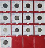 Zilveren munten Duitsland Reich, Ophalen of Verzenden, Duitsland, Setje, Zilver