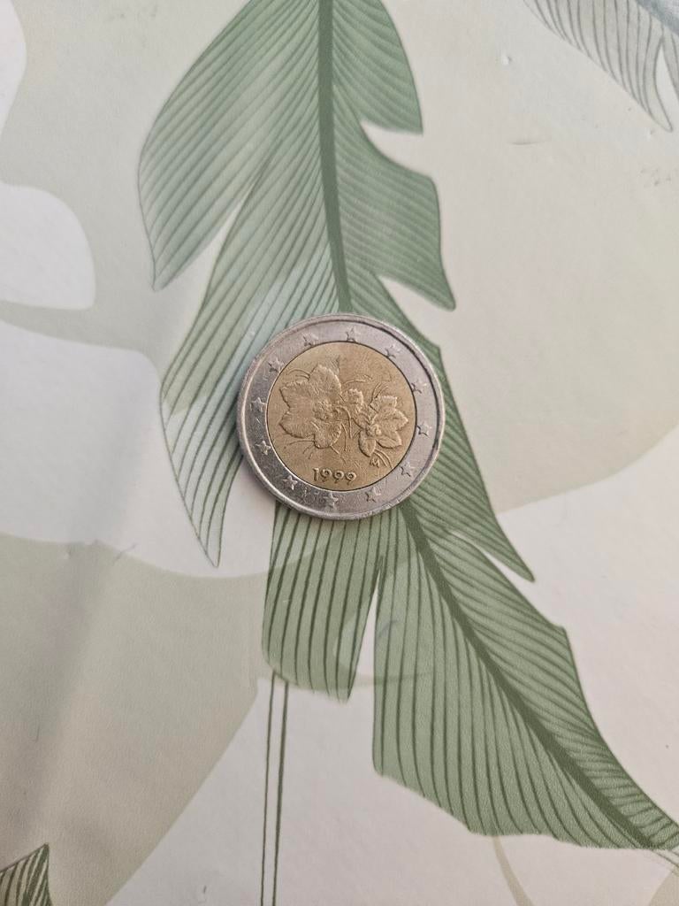 Zeldzame Finse 2 Euro munt 1999 - Bijzondere uitgave, Postzegels en Munten, Ophalen of Verzenden, Finland, 2 euro, Losse munt
