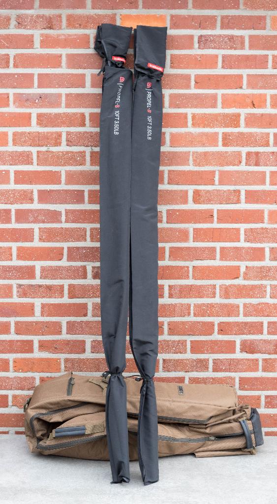 2x Trakker Propel B 10ft 3,5lb + Korda Compac 3Rod Foudraal, Ophalen, Zo goed als nieuw, Werphengel