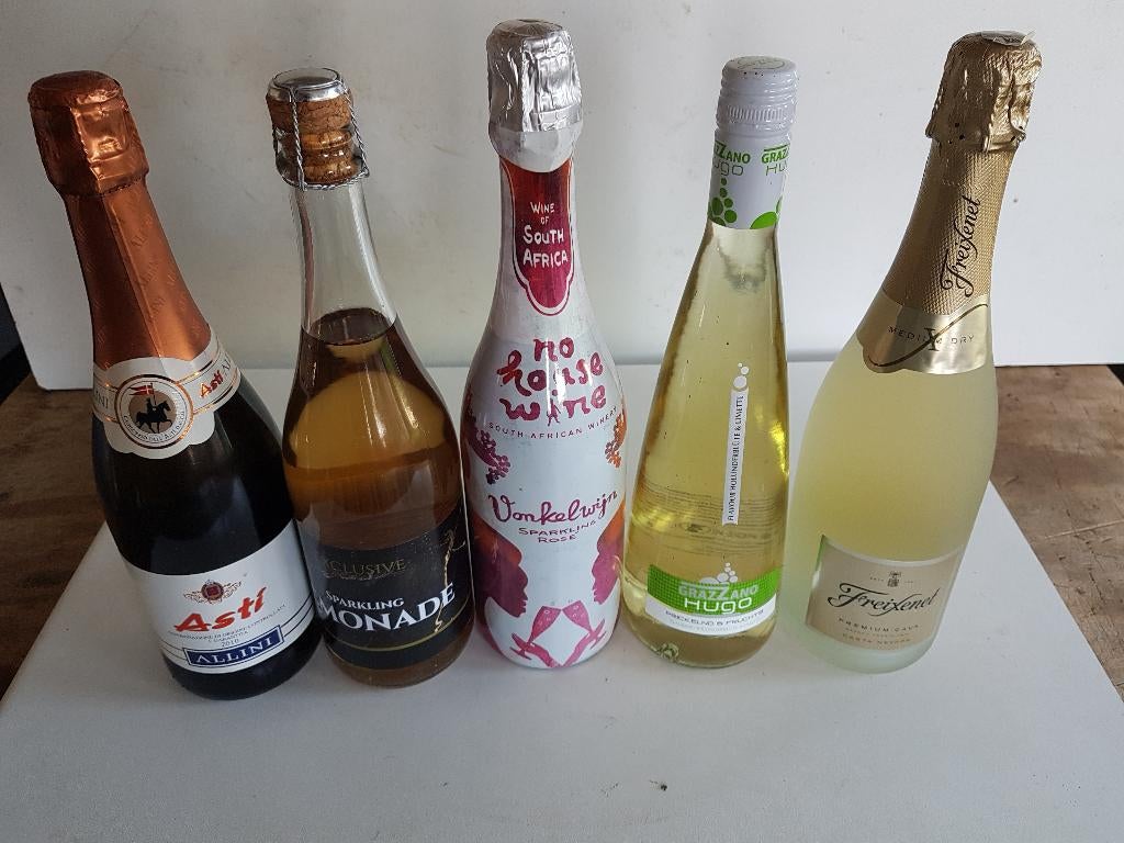 bruisende wijnen, 5 flessen, Ophalen, Nieuw, Frankrijk, Overige typen