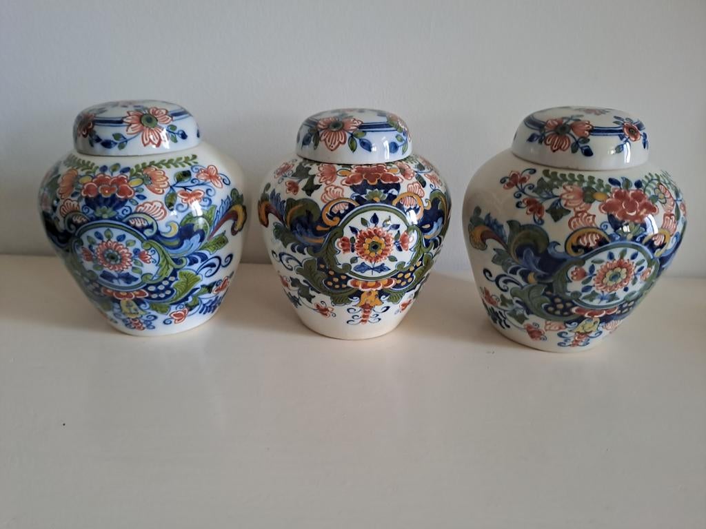 Gemberpotten Tichelaar Makkum, Antiek en Kunst, Ophalen