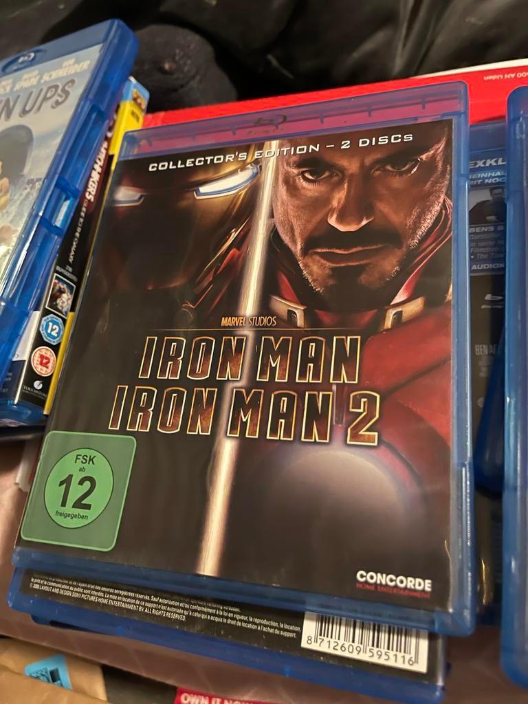 Iron Man & Iron Man 2 Blu-ray Collector's Edition, Ophalen of Verzenden, Zo goed als nieuw, Actie, Boxset