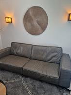 Ruime microleder 4-zits bank ,incl garantie tot 6/2027, Huis en Inrichting, Banken | Bankstellen, Ophalen, Zo goed als nieuw, 75 tot 100 cm