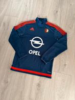 Feyenoord adidas zip training sweater 2015/2016, Blauw, Ophalen of Verzenden, Zo goed als nieuw, Voetbal