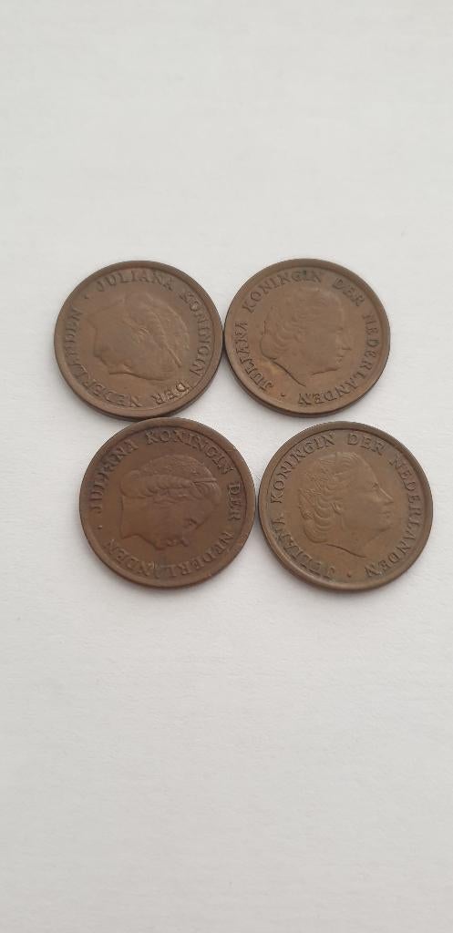 2975 nederlandse centen 1964-1965-1966-1973, Verzenden, Koningin Juliana, 1 cent