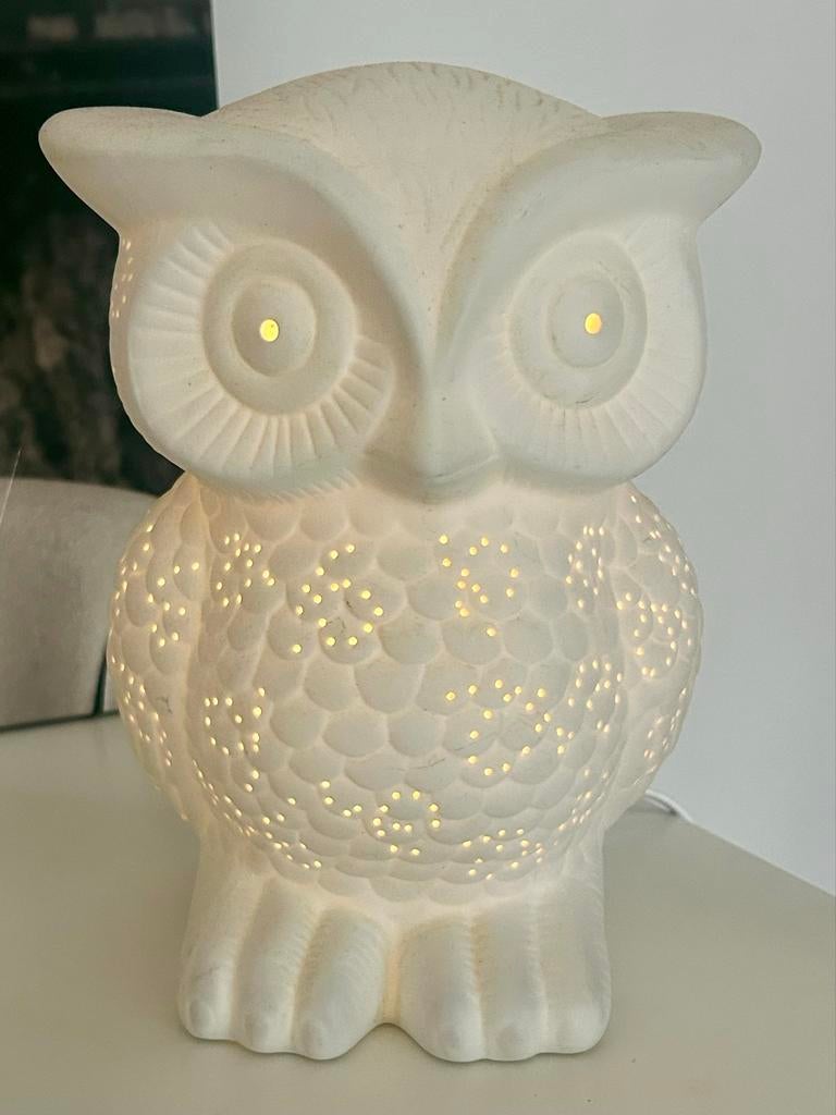 Schattige Uil Lamp - Sfeervolle Verlichting, Ophalen, Zo goed als nieuw