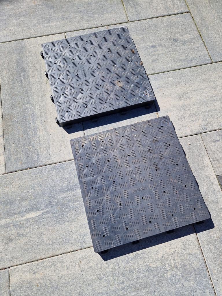 2 onderplaten van Leigro, Ophalen of Verzenden, Zo goed als nieuw