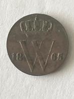 1/2 cent munt 1865 Koning Willem III, Postzegels en Munten, Munten | Nederland, Ophalen of Verzenden, Koning Willem III, Overige waardes