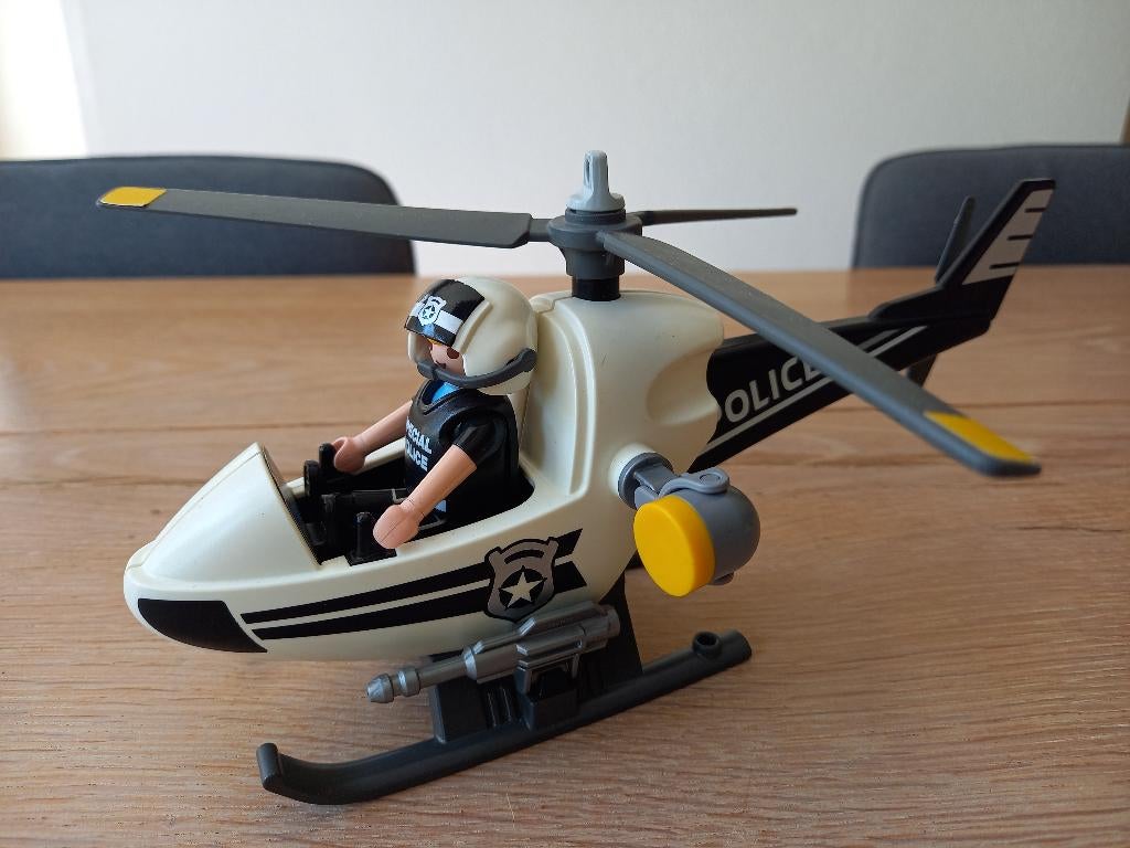 Playmobil Politie helikopter - 5916 COMPLEET, Kinderen en Baby's, Speelgoed | Playmobil, Zo goed als nieuw, Complete set, Ophalen of Verzenden