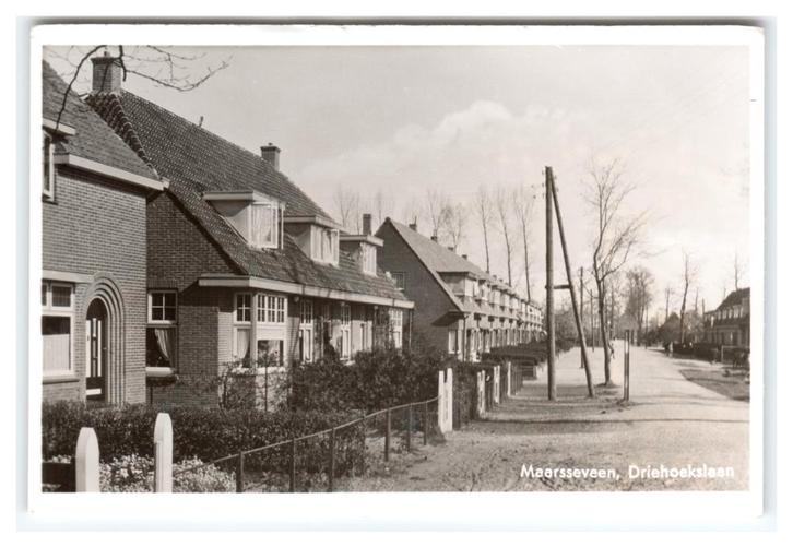 Maarsseveen, Driehoekslaan, Verzamelen, Ansichtkaarten | Nederland, Ongelopen, Utrecht, 1940 tot 1960, Verzenden