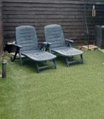 Twee inklapbare ligbedden met wielen, Ophalen, Gebruikt, Kunststof, Inklapbaar