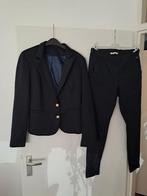 Stijlvol Zwart Damespak - Jasje en Broek, Maat 38/40 (M), Kostuum of Pak, Zwart, Ophalen of Verzenden