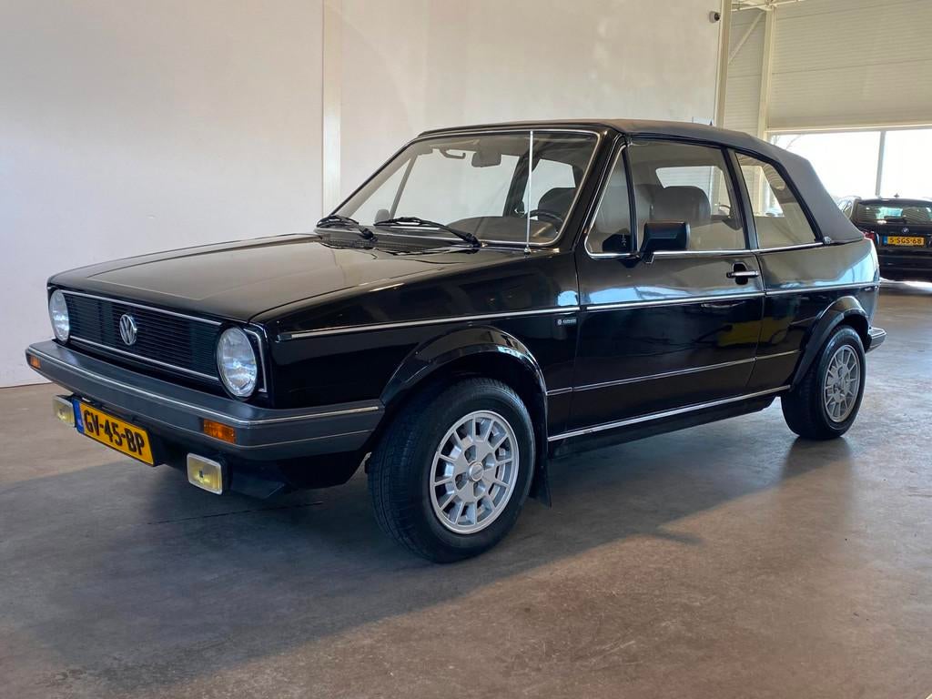 Volkswagen Golf Cabriolet 1.5 GLS UNIEK NL-auto 107263km, Voorwielaandrijving, Gebruikt, 4 cilinders, Zwart
