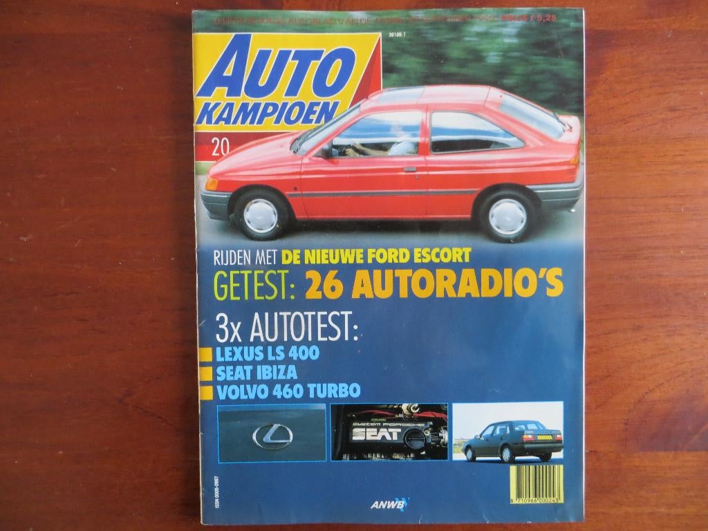 Autokampioen 20 1990 Volvo 460, Lexus LS400, Escort, NAMAC, Ophalen of Verzenden, Nieuw, Volvo