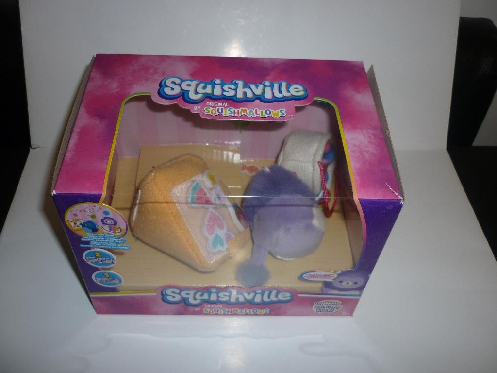 Squishville Paint Party / squishmallows verf / micro mallows, Overige karakters, Met kleding of accessoire, Overige typen, Ophalen of Verzenden