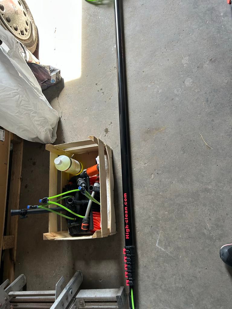 Telescoop steel 12 meter, Ophalen of Verzenden, Zo goed als nieuw