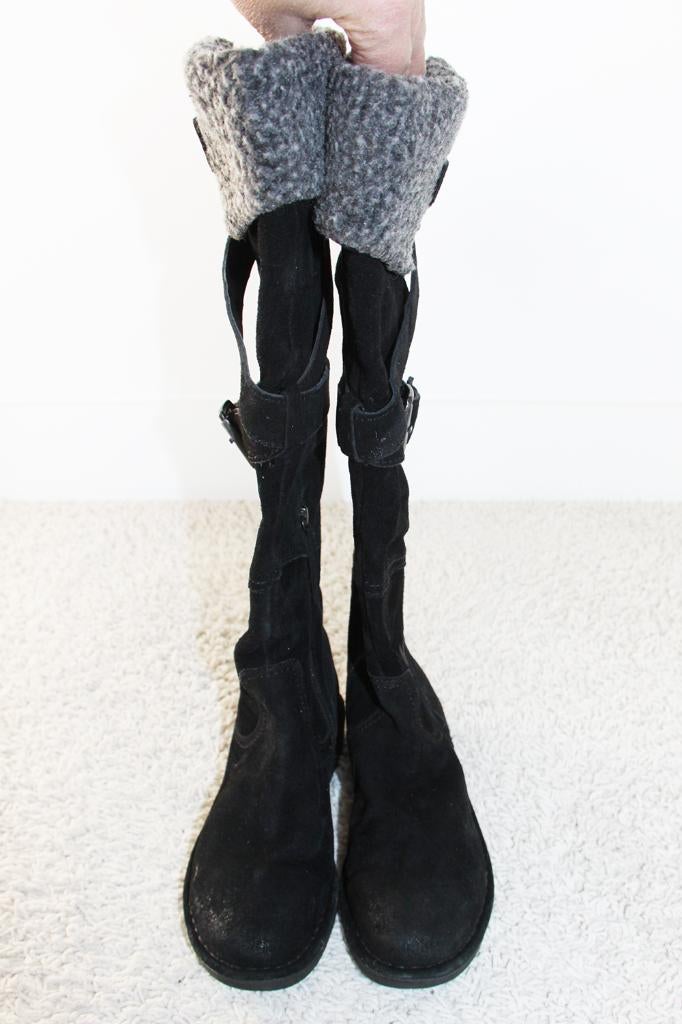 Zeer Mooie Suede Bugatti Laarzen s16 (Maat 37) € 65,-, Hoge laarzen, Zwart, Nieuw, Bugatti