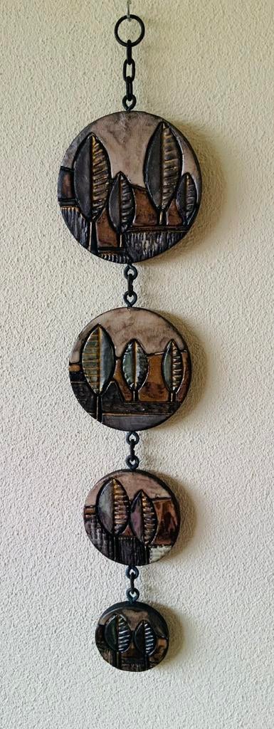 Vintage retreo Wandkeramiek Ruscha West Germany, Ophalen of Verzenden