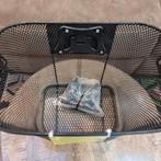Zwarte fietsmand met stuurbevestiging, Fietsen en Brommers, Fietsaccessoires | Fietsmanden, Ophalen