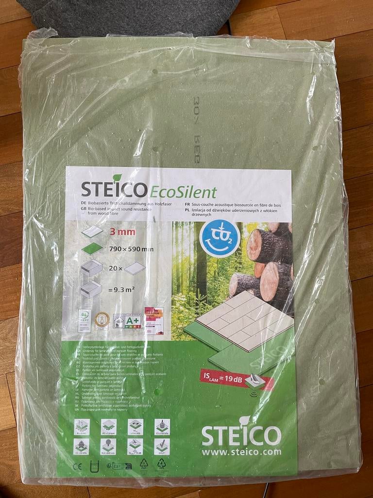 Steico EcoSilent ondervloerplaten 18/20, Ophalen, 30 cm of meer, 50 tot 150 cm, Overige typen