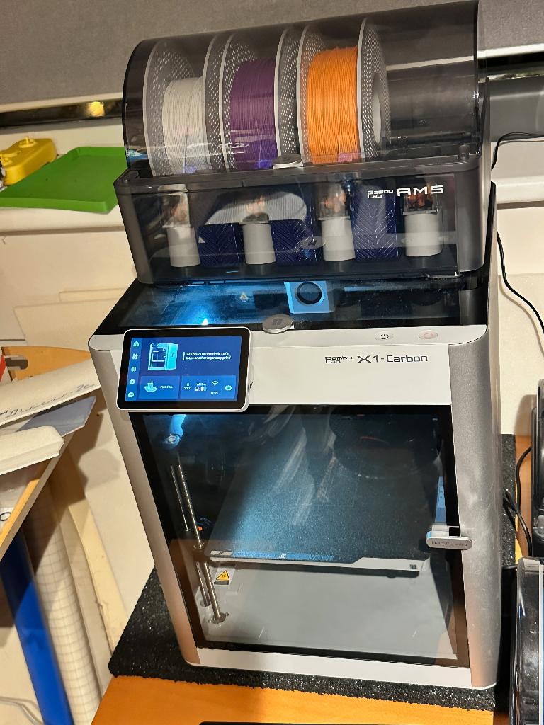 BambuLab X1C Combo met extra’s, Computers en Software, 3D Printers, Ophalen, Gebruikt, Ingebouwde Wi-Fi, Bambulab